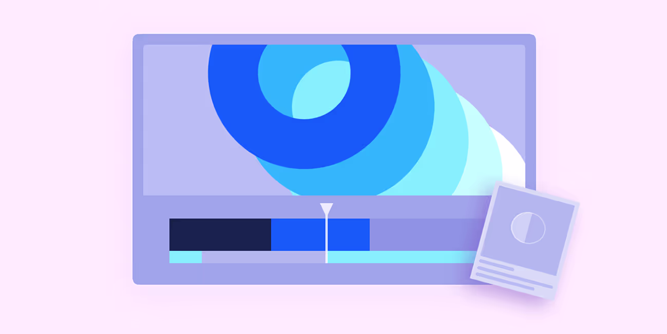 Frames from an animated brand sequence laid out in order