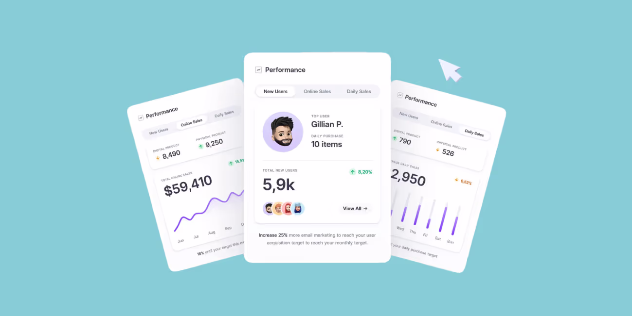 A SaaS product's visual identity applied across its interface