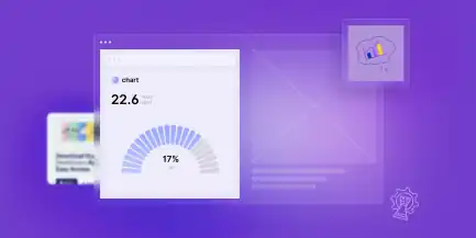 A website wireframe beside a chart of audience segments